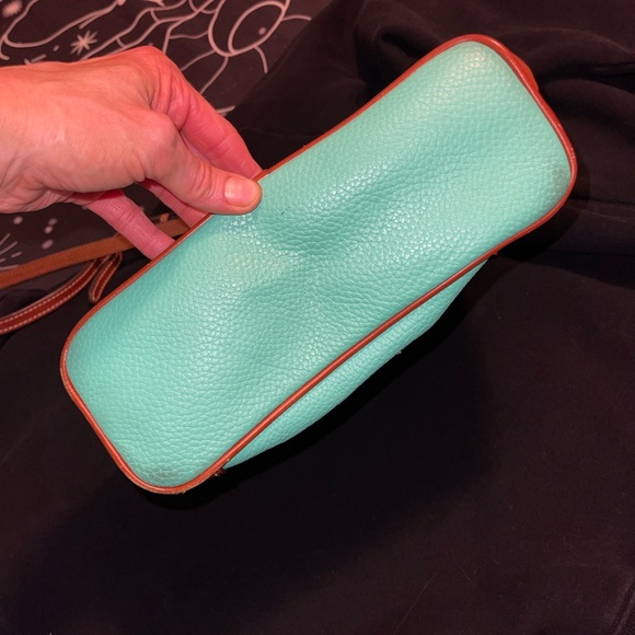 Dooney & Bourke Teal Leather Crossbody Bag - Picture 6 of 16